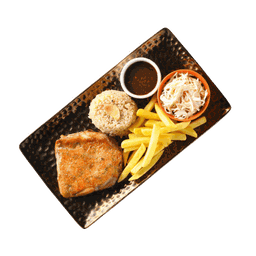 สเต๊กไก่ ซอสแจ่ว