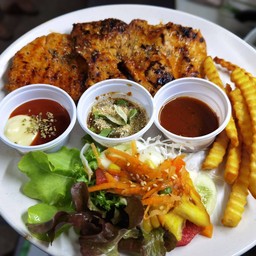 สเต็กหมูหม่าล่า