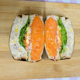 ปูอัดไข่กุ้ง+ทูน่า