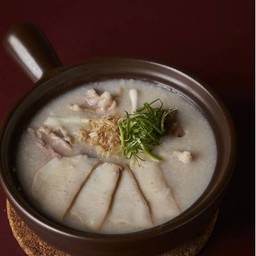 โจ๊กเป๋าฮื้อกับไก่