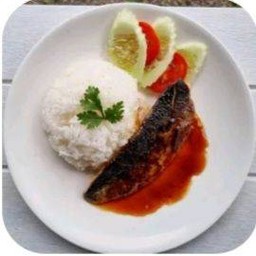 ข้าวหน้าปลาซาบะเทอริยากิ