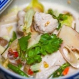 Tom kha (Thai sweet herb) (ต้มข่า)
