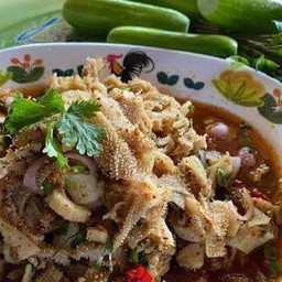 ลาบ(ขม)สะไบนางแบบอีสาน