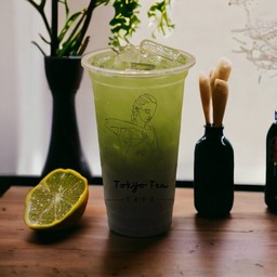 ชาเขียวน้ำผึ้งมะนาว