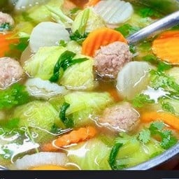 ต้มจืดหมูสับผักกาดหมูสับ