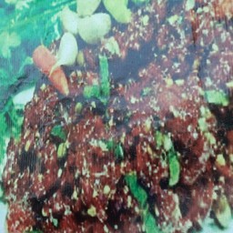 ลาบเลือดดิบ ขม