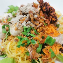 ก๋วยเตี๋ยวหมูต้มยำโบราณ-แห้ง