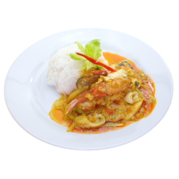 ผัดผงกระหรี่ (Stir-Fried Curry Powder)