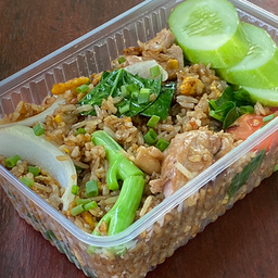 ข้าวผัดโบราณหมูนุ่ม