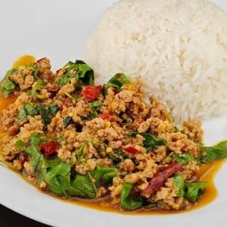 ข้าวกะเพราหมูสับ