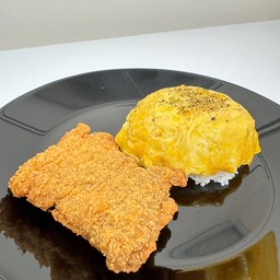 ข้าวไข่ข้น ไก่กรอบ