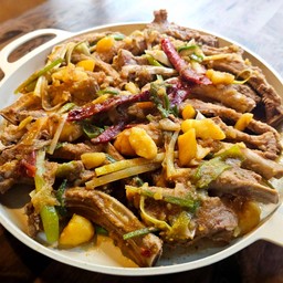 Braised Pork Back ribs '1-2person' (Galbijjim, 돼지쪽갈비찜)