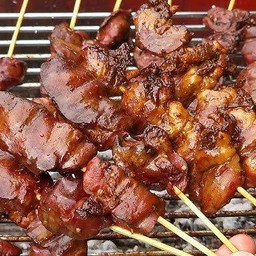 Setรวม หมูปิงโบราณ3ไม้เล็ก ตับปิ้ง2ไม้ ปีกไก่ปิ้ง2ตูดปิ้ง1 ข้าวเหนียว3