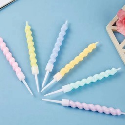 เทียนพาสเทล แท่งใหญ่ 1 แท่ง