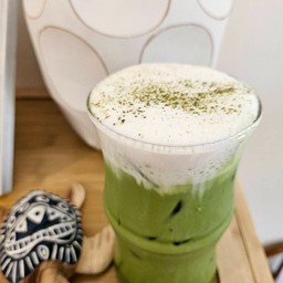 ชาเขียวนม เย็น