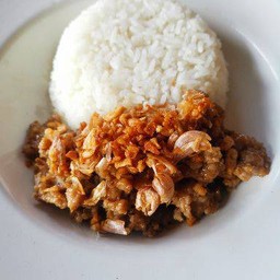 ผัดหมูสับกระเทียมพริกไทย