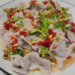 เมนูหมูมะนาว