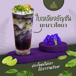 ใบเหลียงอัญชัญมะนาวโซดา (ปั่น)