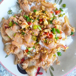 Roasted Pork Belly Slices With Chili And Salt