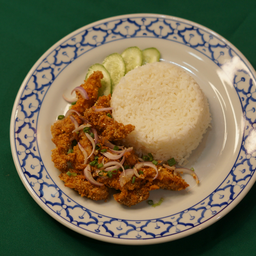 ข้าวยำไก่เเซ่บ