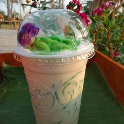 นมสดลอดช่อง (ปั่น)