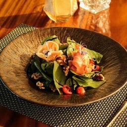 SPINACO WITH PARMA HAM SALAD