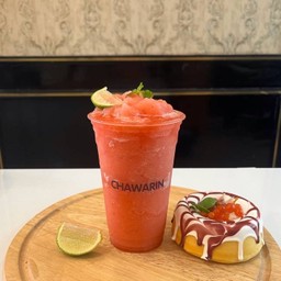 สตรอว์เบอร์รี่โซดาปั่น