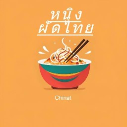 หนิงผัดไทย (ลูกแม่เครือ) หน้าโรงเรียนจีน ชัยนาท