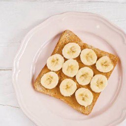 ขนมปังปิ้งนมกล้วย