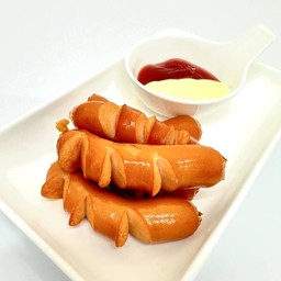 ไส้กรอกไก่ทอด (หนังกรอบ)