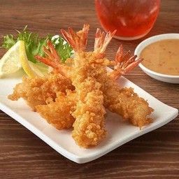 กุ้งชุปแป้งทอด