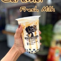 นมสดคาราเมล ราดคาราเมล