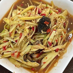 ตำมะม่วง(ไทย/ปู/ปูปลาร้า)