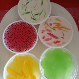 วุ้นน้ำหวาน+วุ้นกะทิรวมรส