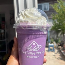 มันม่วงปั่นสมูทตี้วิปปิ้งครีม