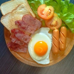 ชุดอาหารเช้า ไข่ดาว