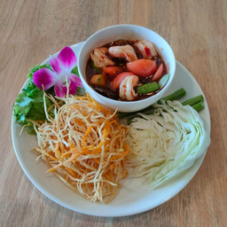 ส้มตำปลาร้า ทอด