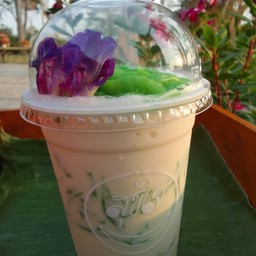 นมสดลอดช่อง (เย็น)