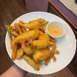 กุ้งชุปแป้งทอด
