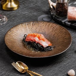 BLACK COLD PASTA WITH CHUTORO