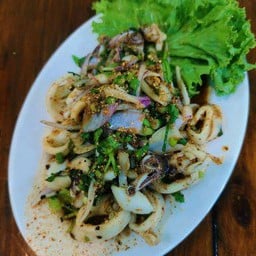 ลาบปลาหมึก