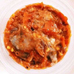 แจ่วพริกสดปลาร้า  ( ใส่ตัวปลาร้า )