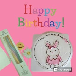 151..พร้อมส่ง10cm หรือ1ปอน.กะต่ายน้อย