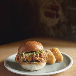 Hot chicken burger (Dinner)