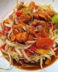 ตำ หอยดอง