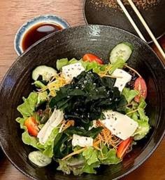 A29 - สลัดเต้าหู้สาหร่ายวากาเมะ Tofu Wakame Salad