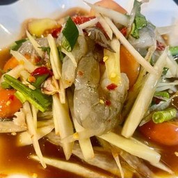 ตำกุ้งสด