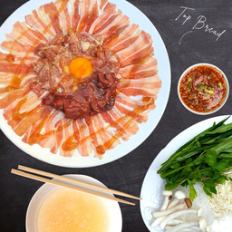 หมูกระทะชุดหมูล้วน