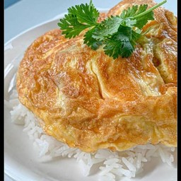 ข้าวไข่เจียวไม่ผักไม่หมู