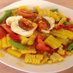 ตำข้าวโพดไข่เค็ม